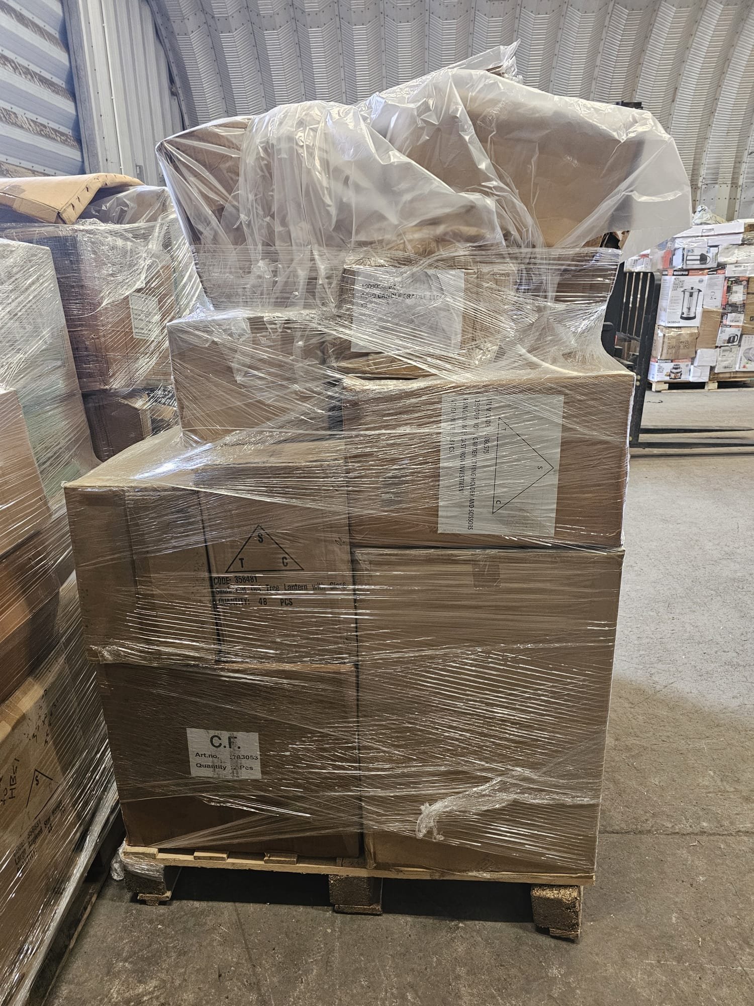 Source photograph for Mixed Homeware Clearance Pallets