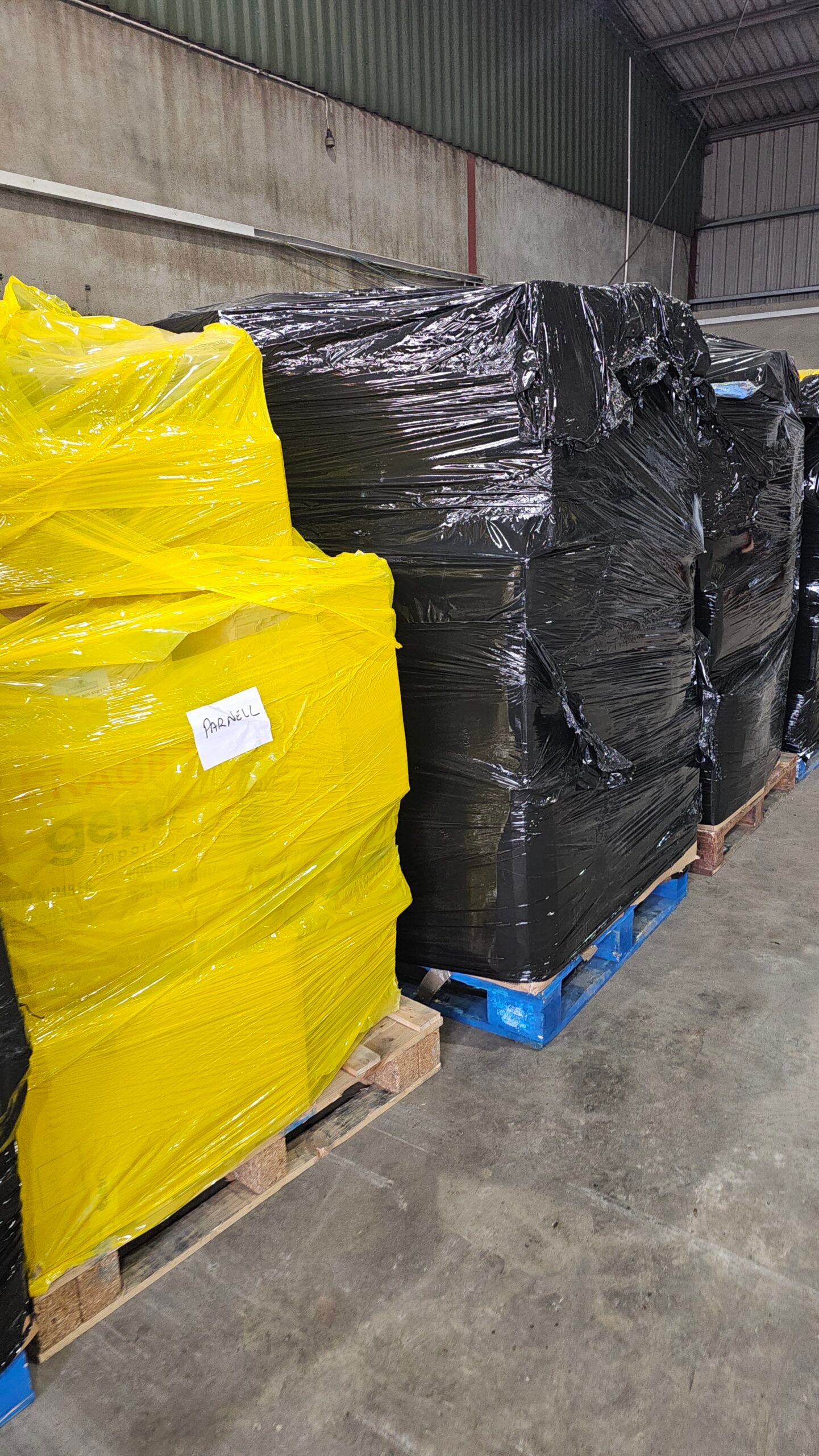 Source photograph for Tall Retail Pallets