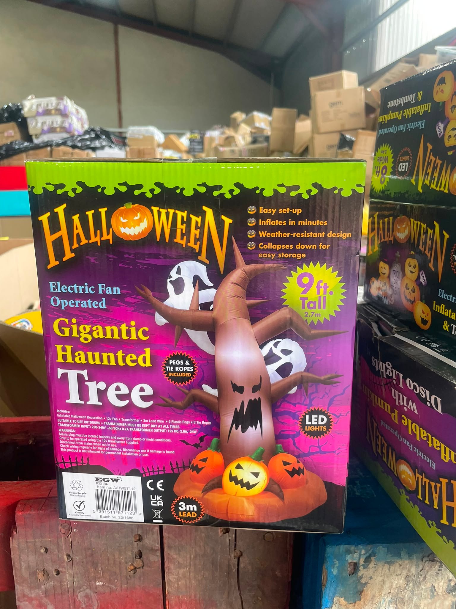 Source photograph for Halloween pallets